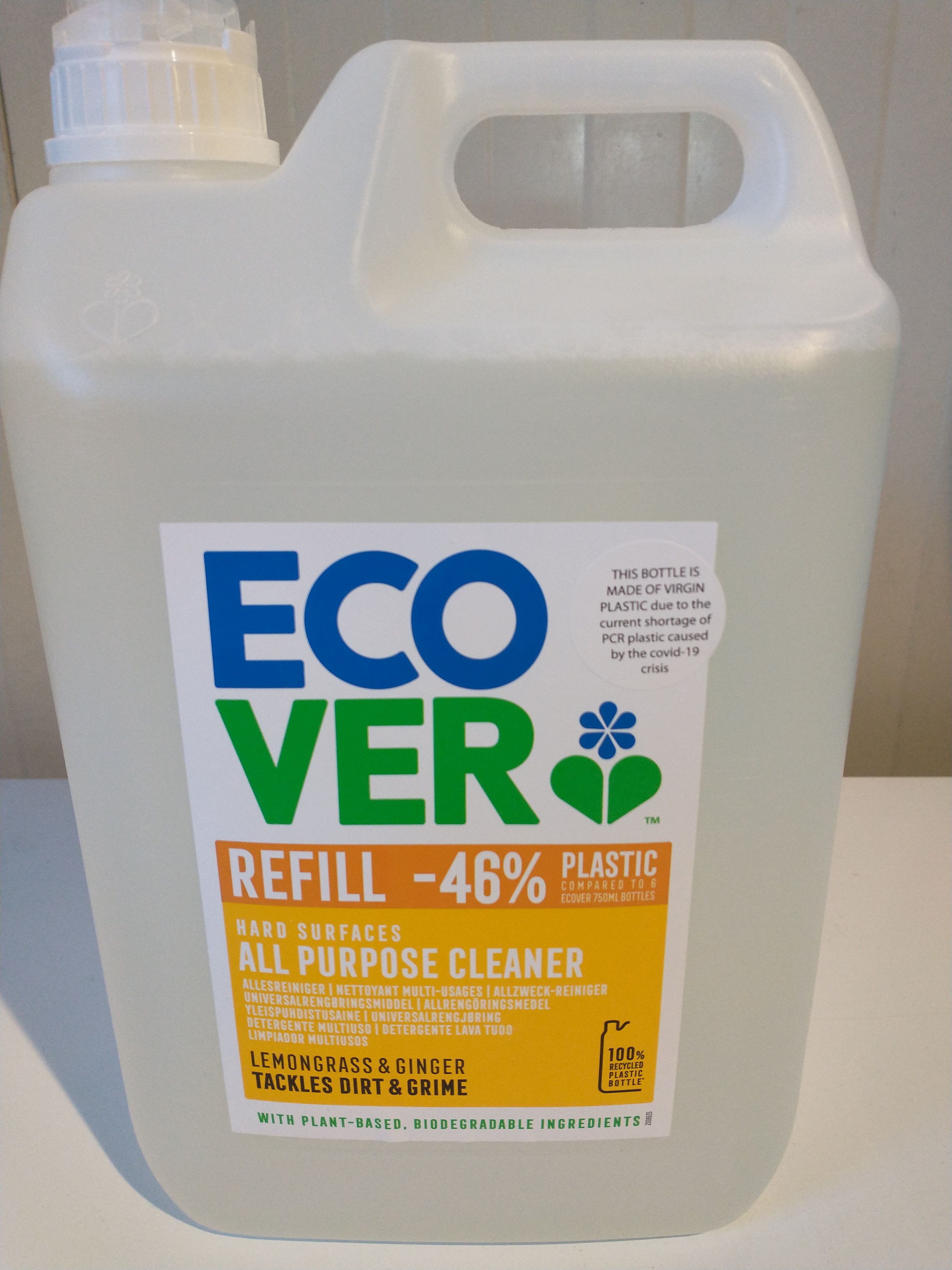 Allesreiniger citroengras gember van Ecover, 1 x 5 l